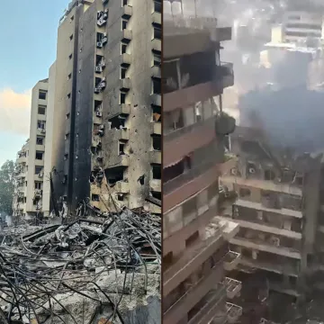 Bejrut kao grad duhova: Sablasni prizori nakon izraelskih zračnih napada