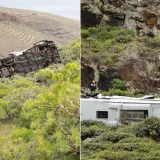 Stra&scaron;ni prizori nesreće! Autobus s turistima sletio u provaliju, jedan mrtav, deseci ozlijeđenih