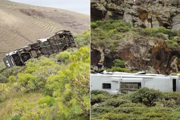 Stra&scaron;ni prizori nesreće! Autobus s turistima sletio u provaliju, jedan mrtav, deseci ozlijeđenih