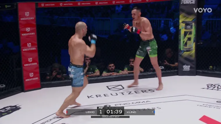 Kakva moć! Klinc i Lekić razmijenili par eksplozivnih udaraca