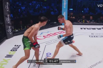 Budimir jedva stajao na nogama protiv srpskog borca