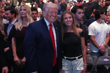 Trump stigao na UFC borbu s obitelji: Ivanka i unuke u prvom planu, svi su gledali samo u njih