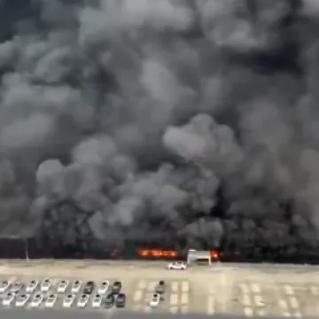 Stra&scaron;ni prizori buktinje u kineskoj garaži, vatra je gutala sve