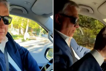 Orban snimljen u autu kako partija: Zaradio je prijavu zbog spornog poteza