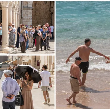 Kakvi prizori s juga Hrvatske: Dok se na Banjama banjaju, u gradu se kuhaju