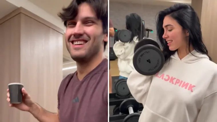 Petar i Anastasia pokazali kako izgleda zajednički trening: Ne skidaju osmijehe s lica