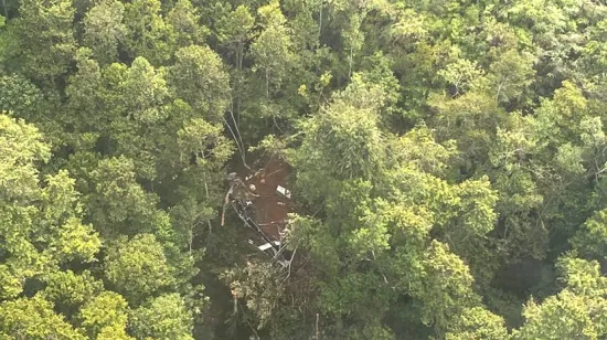Pronađeni dijelovi helikoptera koji se sru&scaron;io u gustu &scaron;umu: Osmero ljudi poginulo