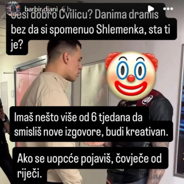 Barbir 'potajno' najavio dugoi&scaron;čekivani dvoboj s Ilićem provokacijom