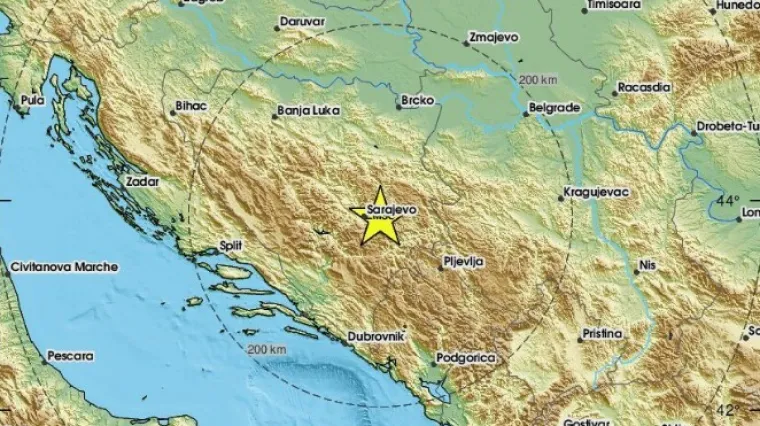 Snažan potres pogodio Sarajevo: 'Kratko, ali kao da netko udara u bubnjeve'