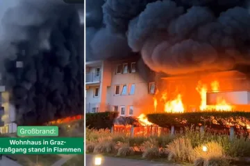 Ogroman požar gutao zgradu u Grazu, ozlijeđeno 20 ljudi: 'Djeci sam vikao da izađu van'