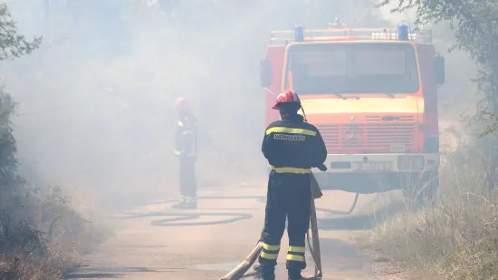 Palio otpad pa izazvao požar kod Drni&scaron;a, oglasila se policija: 'Vatra zahvatila vinograd'