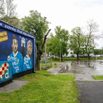 Na zapadu Zagreba osvanuo novi mural: Ovjekovječena su dva ponosa kvarta