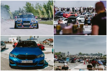 Nabrijani auti, spaljene gume i kontrolirani kaos: Ovo su legalni Brzi i Žestoki na Mičevcu