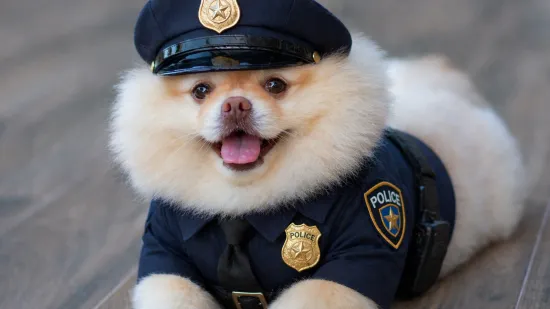 Neodoljivi pomeranac primljen u policiju! Snimke potvrđuju da je s punim pravom dobio značku