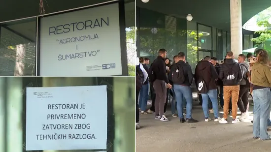 Zagrebačkim studentima prekipjelo: Prosvjedovali zbog zatvorene menze koja je ko&scaron;tala tri milijuna eura