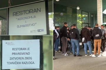 Zagrebačkim studentima prekipjelo: Prosvjedovali zbog zatvorene menze koja je ko&scaron;tala tri milijuna eura