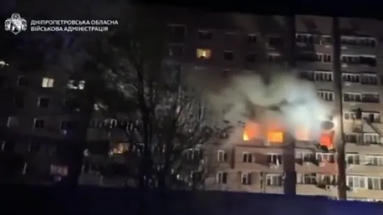 Rusi napali ukrajinski grad: Dvoje mrtvih, niz požara na stambenoj zgradi