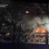 Rusi napali ukrajinski grad: Dvoje mrtvih, niz požara na stambenoj zgradi