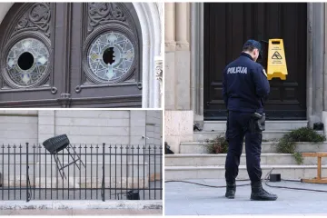 Vandal devastirao pravoslavnu crkvu u Zagrebu, policija potvrdila: Priveli smo ga