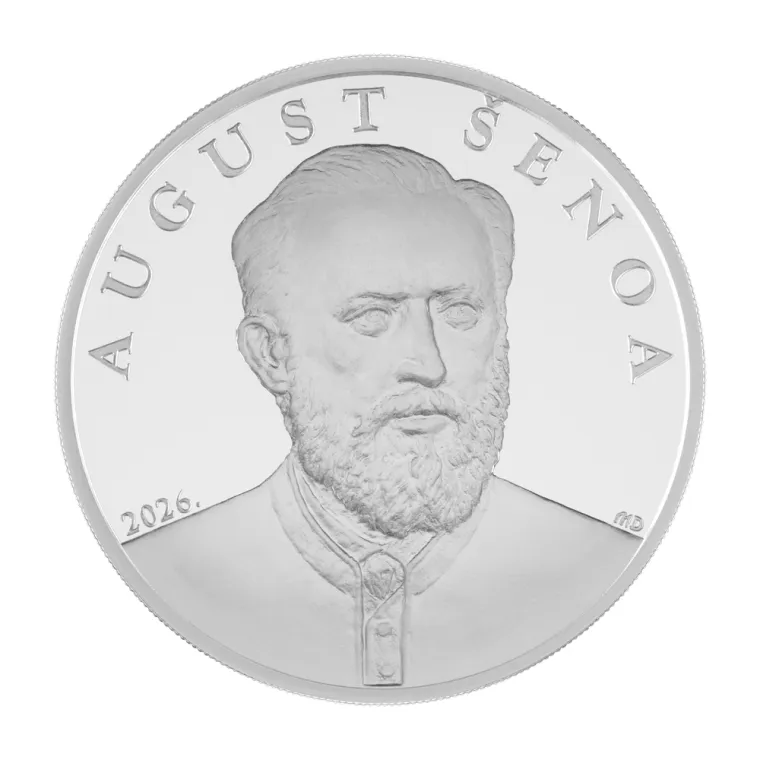 August &Scaron;enoa na kovanicama koje čuvaju književno nasljeđe