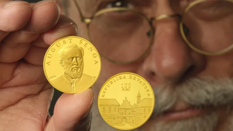August &Scaron;enoa na kovanicama koje čuvaju književno nasljeđe