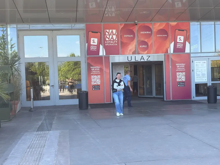 Dojave o bombama diljem Hrvatske, alarm opet u Areni: U tijeku evakuacije