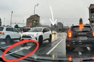 Nevjerojatna snimka kod Vjesnika, pogledajte &scaron;to su napravila dva vozača: 'Kaj je s glavama?'