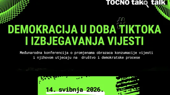 'Demokracija u doba TikToka': konferencija o fenomenu koji mijenja medije i publiku