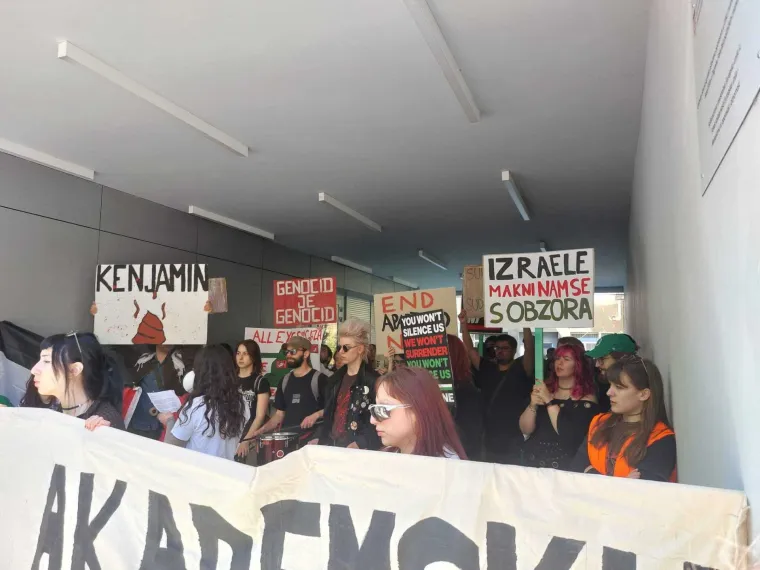 Prosvjed ispred FPZG-a, potez profesora zgrozio studente: 'Doveo je fa&scaron;ista na predavanje!'