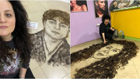 Frizerka Svetlana od o&scaron;i&scaron;ane kose izrađuje portrete slavnih osoba: Rezultati su zbilja čudesni