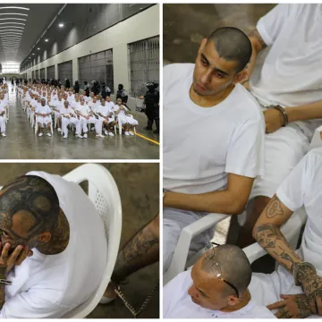 Povijesno masovno suđenje u El Salvadoru: Oslikani od glave do pete tjeraju strah u kosti