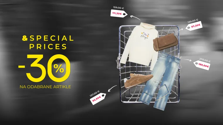 SPECIAL PRICES donosi -30% u Fashion&amp;Friends i Fashion Company trgovinama diljem Hrvatske
