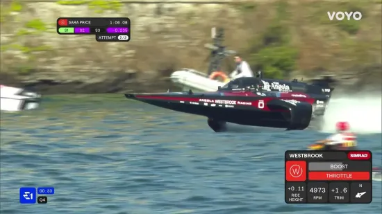 Trenutak koji je obilježio kvalifikacije na jezeru Como