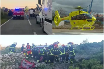 Trudnica zarobljena u smrskanom autu, vatrogasci rezali vrata, izvukli je kroz 'bunker'