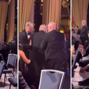 Trenuci panike i kaosa: Trumpa odvuklo osiguranje, u jednom trenutku je pao - objavljena snimka