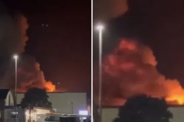 Golema buktinja u vojnoj bazi RAF Fairford! Ovdje slijeću bombarderi koji gađaju Iran