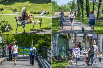 Sunce izmamilo Karlovčane: Građani pohrlili na ulice grada, pogledajte tko je sve bio