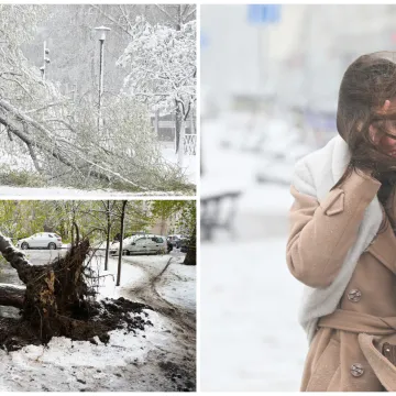 Moskva okovana snijegom: Padala stabla, otkazani letovi, a najgore tek dolazi