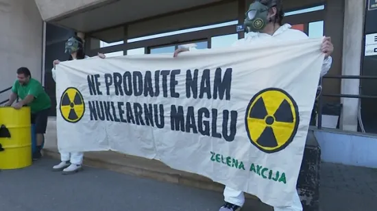 Prosvjed protiv izgradnje nuklearne elektrane: 'Opasan i skup zaokret u pogre&scaron;nom smjeru'