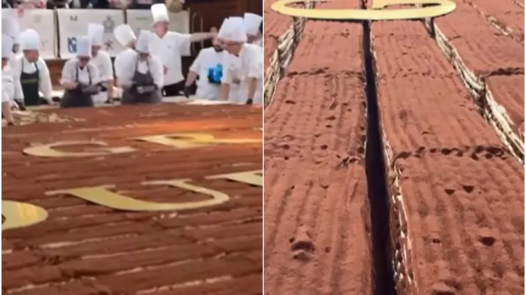 Stotinu kuhara sru&scaron;ilo je rekord: Napravili su najdulji tiramisu na svijetu i &scaron;okirali ljude