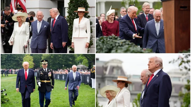 Trump zbijao &scaron;ale na primanju kralja: 'Moja majka je bila zaljubljena u Charlesa'