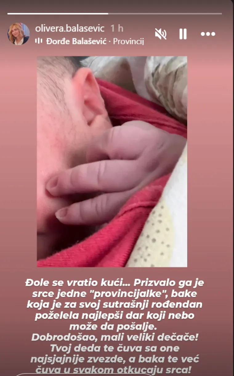 Sin Đorđa Bala&scaron;evića dobio sina: Zbog imena koje mu je dao mnogi su zaplakali