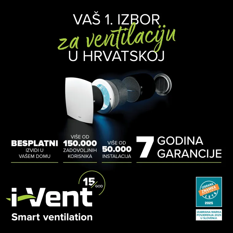 Ne postoji građevina za stanovanje kojoj nije potrebna ventilacija