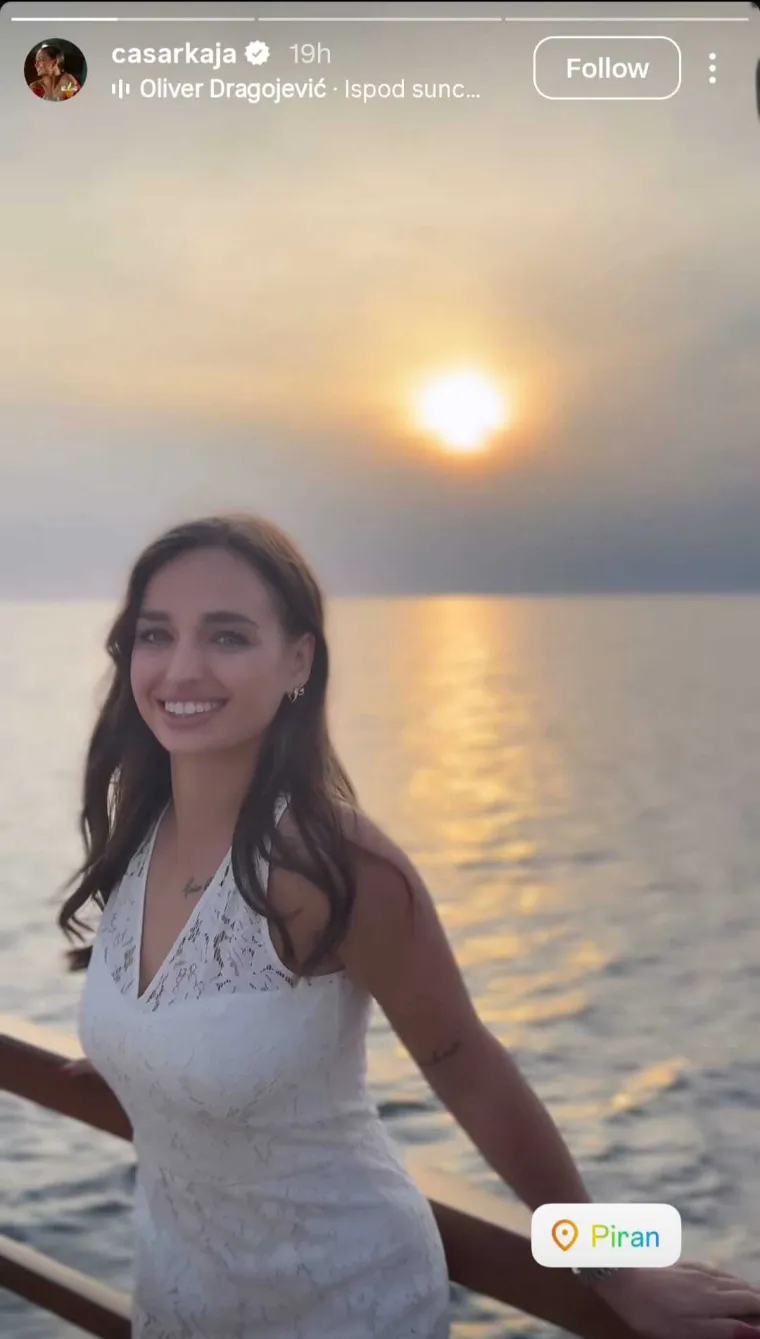 Karlo i Kaja pr&scaron;te od ljubavi: Romantičan zalazak sunca na moru očarao sve