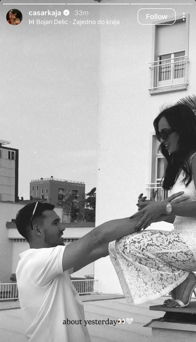 Karlo i Kaja pr&scaron;te od ljubavi: Romantičan zalazak sunca na moru očarao sve