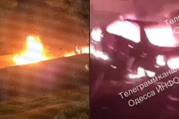 Ključna luka u plamenu: Rusi napali usred noći, objavljene snimke buktinje