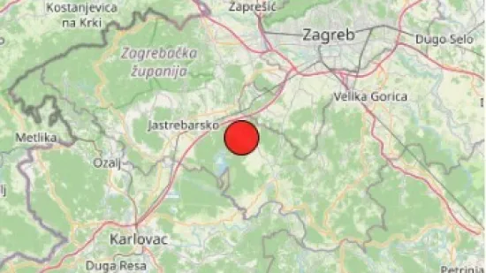 Slab potres uznemirio dio Zagrepčana: 'O da, kratko se osjetio'