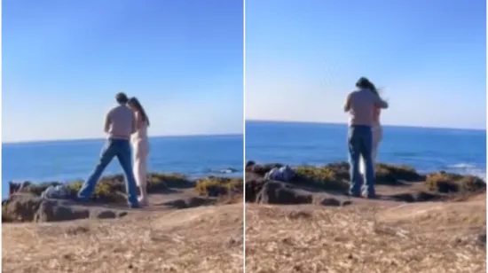 Snimali su prosidbu, a onda im je neočekivani gost ukrao show: Internet vri&scaron;ti od smijeha