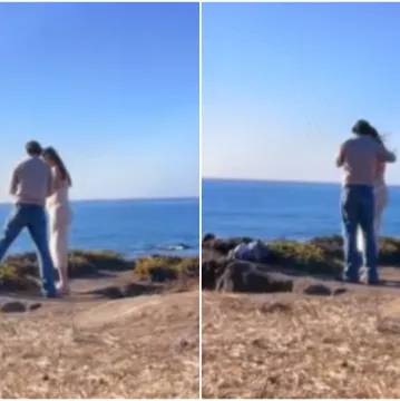 Snimali su prosidbu, a onda im je neočekivani gost ukrao show: Internet vri&scaron;ti od smijeha