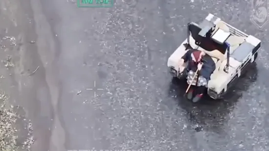 Nevjerojatna snimka: Robot evakuirao staricu s prve linije boji&scaron;nice